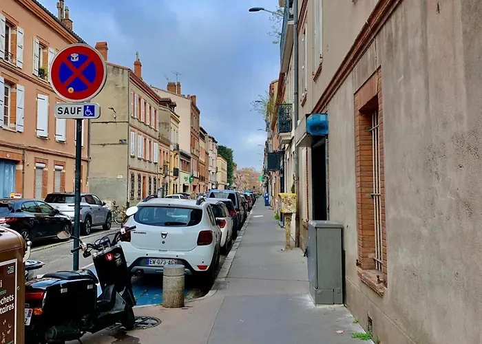 Charmant T3 Au Coeur De La Ville Terrasse Metro 圖盧茲